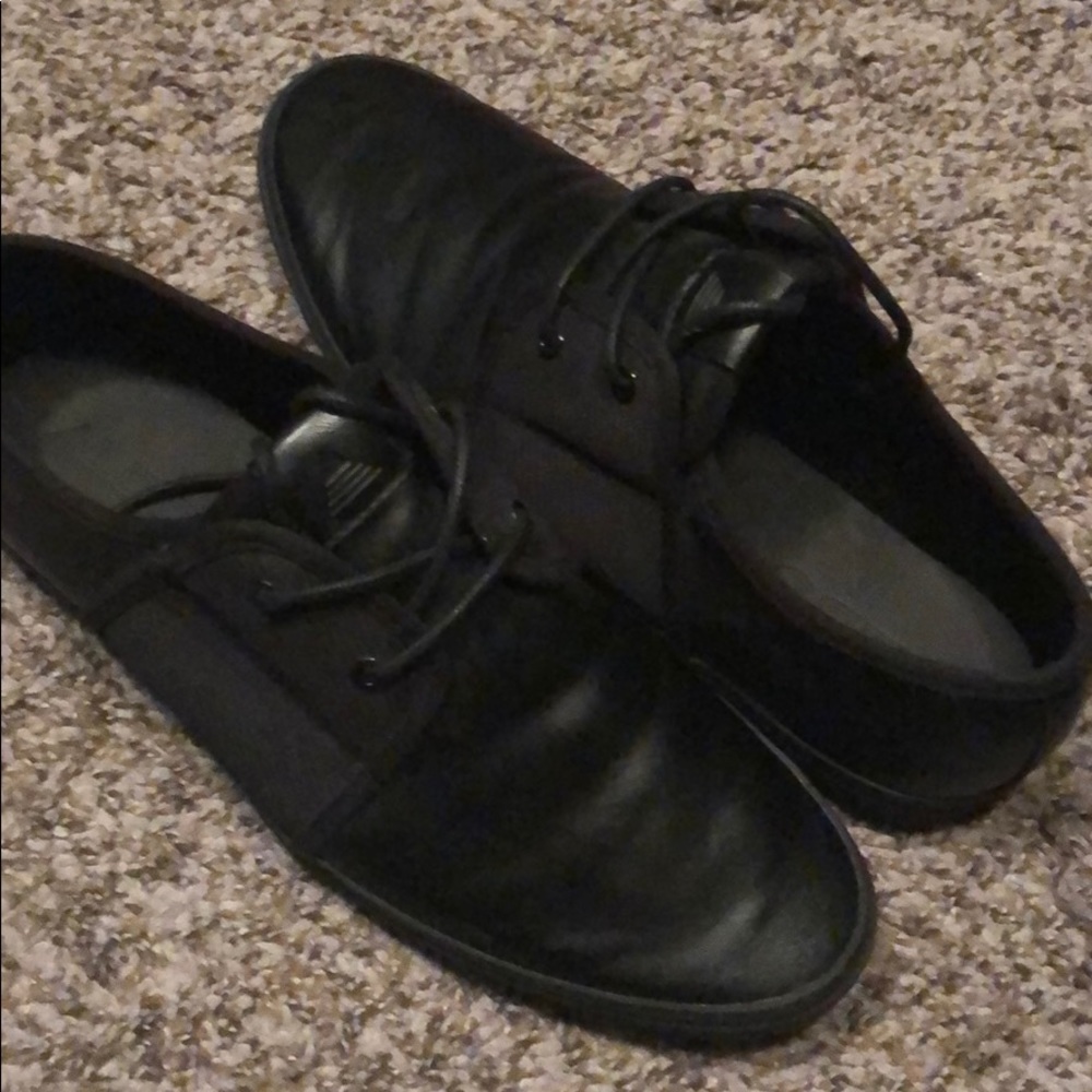 Black Two-Fabric Aldo Sneakers
